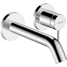 Смеситель для раковины Hansgrohe Tecturis S 73350000 встраиваемый, с выпуском, хром