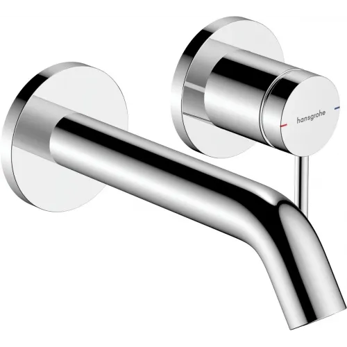 Смеситель для раковины Hansgrohe Tecturis S 73350000 встраиваемый, с выпуском, хром