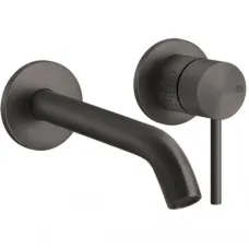 Смеситель для раковины Gessi Gessi316 54486#707 встраиваемый, без донного клапана, черный хром матовый