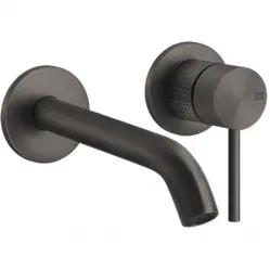 Смеситель для раковины Gessi Gessi316 54486#707 встраиваемый, без донного клапана, черный хром матовый