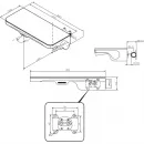 Смеситель для раковины Am.Pm Func F8F72722 CoolStart, встраиваемый, без донного клапана, черный матовый