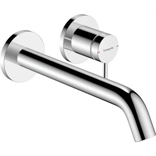 Смеситель для раковины Hansgrohe Tecturis S 73351000 встраиваемый, с выпуском, хром