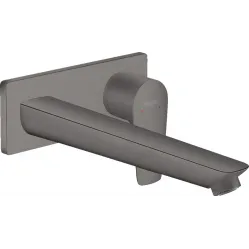 Смеситель для раковины Hansgrohe Talis E 71734340 встраиваемый, без донного клапана, черный хром матовый