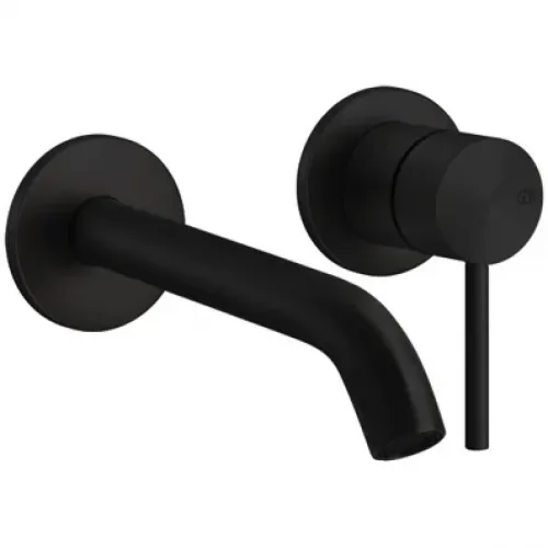 Смеситель для раковины Gessi Gessi316 54083#299 встраиваемый, без донного клапана, черный матовый