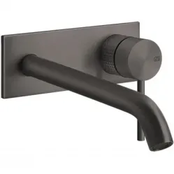 Смеситель для раковины Gessi Gessi316 54490#707 встраиваемый, без донного клапана, черный хром матовый