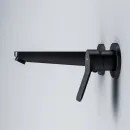 Смеситель для раковины Am.Pm X-Joy F85A72622 встраиваемый, без донного клапана, черный матовый