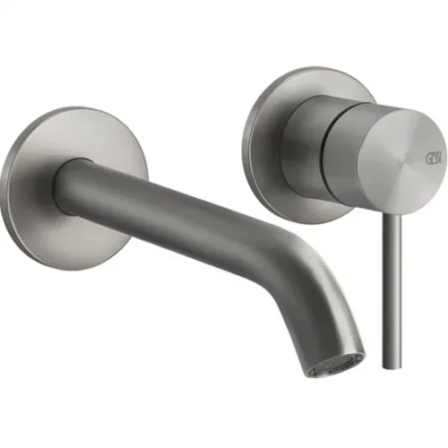 Смеситель для раковины Gessi Gessi316 54086#239 встраиваемый, без донного клапана, нержавеющая сталь