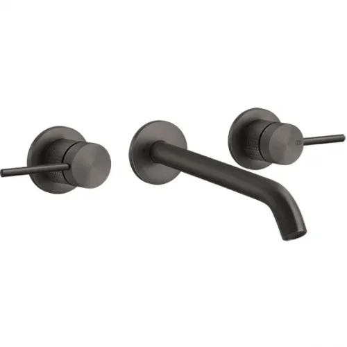 Смеситель для раковины Gessi Gessi316 54494#707 встраиваемый, без донного клапана, черный хром матовый