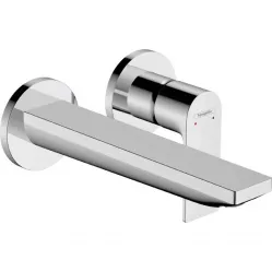 Смеситель для раковины Hansgrohe Rebris E 72568000 встраиваемый, с выпуском, хром