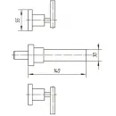 Смеситель для раковины Migliore Syntesi ML.SNS-7965.CR встраиваемый, хром