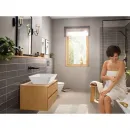 Смеситель для раковины Hansgrohe Rebris E 72568670 встраиваемый, с выпуском, черный матовый