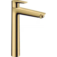 Смеситель для раковины Hansgrohe Talis E 71716990 с донным клапаном, золотой