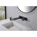 Смеситель для раковины CoolStart Abber Rund AF8712B встраиваемый, черный матовый