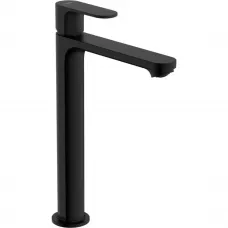 Смеситель для раковины Hansgrohe Rebris S 72580670 CoolStart, с донным клапаном, черный матовый