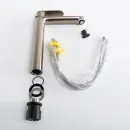 Смеситель для раковины Cezares Stylus STYLUS-LC-IN-W0 без донного клапана, сатин