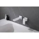 Смеситель для раковины Abber Daheim AF8212W встраиваемый, белый матовый