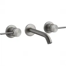 Смеситель для раковины Gessi Gessi316 54092#239 встраиваемый, без донного клапана, нержавеющая сталь