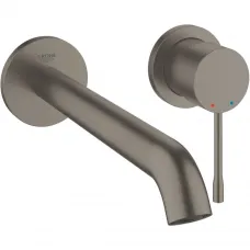 Смеситель для раковины Grohe Essence 19967AL1 встраиваемый, без донного клапана, темный графит матовый