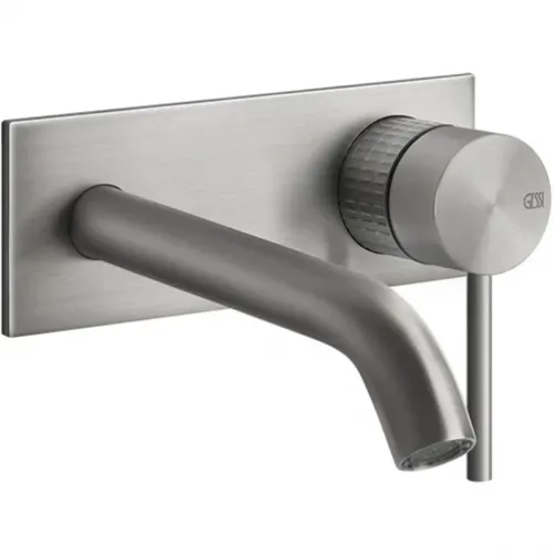 Смеситель для раковины Gessi Gessi316 54288#239 встраиваемый, без донного клапана, нержавеющая сталь