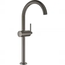 Смеситель для раковины Grohe Atrio New 32647AL3 с донным клапаном, темный графит матовый