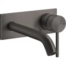 Смеситель для раковины Gessi Gessi316 54288#707 встраиваемый, без донного клапана, черный хром матовый