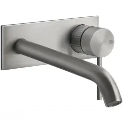 Смеситель для раковины Gessi Gessi316 54290#239 встраиваемый, без донного клапана, нержавеющая сталь