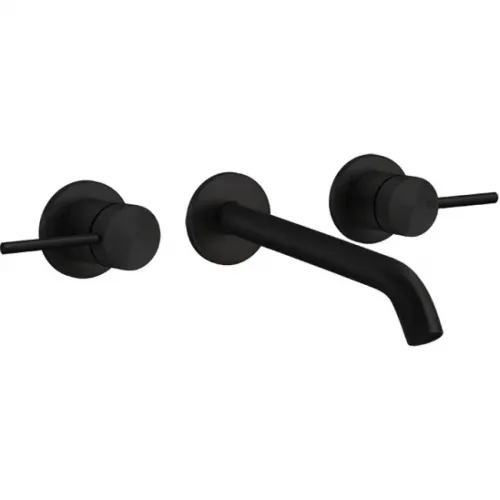 Смеситель для раковины Gessi Gessi316 54094#299 встраиваемый, без донного клапана, черный матовый