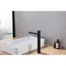 Смеситель для раковины CoolStart Abber Rund AF8711B черный матовый