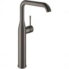 Смеситель для раковины Grohe Essence 32901A01 без донного клапана, темный графит глянец