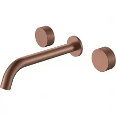 Смеситель для раковины Boheme Stick Touch 152-2-BRB.2 встраиваемый, бронза матовая