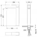 Смеситель для раковины Timo Selene 3011/16F белый матовый
