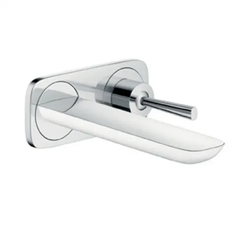 Смеситель для раковины Hansgrohe PuraVida 15084400 встраиваемый, хром/белый