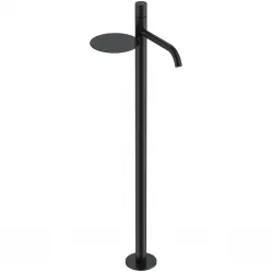 Смеситель напольный для раковины Boheme Stick Diamond 120-BB черный матовый