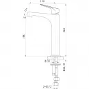 Смеситель для раковины Wonzon & Woghand Balance WW-051124-CR/L хром