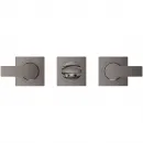 Смеситель для раковины Grohe Allure 20193A02 встраиваемый, без донного клапана, темный графит глянец