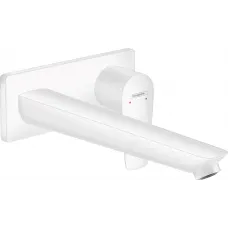 Смеситель для раковины Hansgrohe Talis E 71734700 встраиваемый, без донного клапана, белый матовый