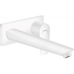 Смеситель для раковины Hansgrohe Talis E 71734700 встраиваемый, без донного клапана, белый матовый