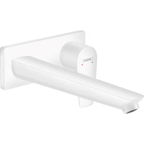 Смеситель для раковины Hansgrohe Talis E 71734700 встраиваемый, без донного клапана, белый матовый