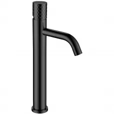 Смеситель для раковины Boheme Stick Diamond 122-BB черный матовый