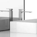 Смеситель для раковины Vincea Cube VBF-1C02CH без донного клапана, хром