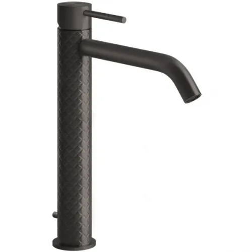 Смеситель для раковины Gessi Gessi316 54103#707 с донным клапаном, черный хром матовый
