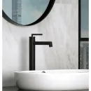 Смеситель для раковины BelBagno Acqua ACQUA-LMC-NERO без донного клапана, черный матовый