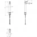 Смеситель для раковины Wonzon & Woghand WW-H1034-BG золотой матовый