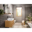 Смеситель для раковины Hansgrohe Rebris E 72591670 CoolStart, с донным клапаном, черный матовый