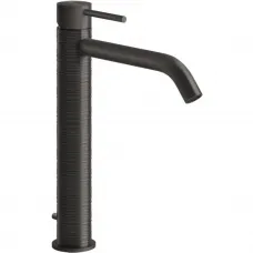 Смеситель для раковины Gessi Gessi316 54303#707 с донным клапаном, черный хром матовый