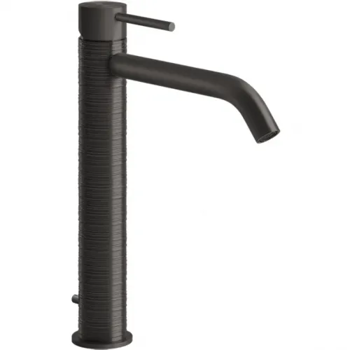 Смеситель для раковины Gessi Gessi316 54303#707 с донным клапаном, черный хром матовый