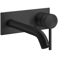 Смеситель для раковины Gessi Gessi316 54088#299 встраиваемый, без донного клапана, черный матовый