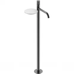 Смеситель напольный для раковины Boheme Stick Linea 120-GM.3 графит матовый