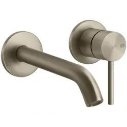 Смеситель для раковины Gessi Gessi316 54086#726 встраиваемый, без донного клапана, светлая бронза матовая