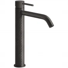 Смеситель для раковины Gessi Gessi316 54106#707 без донного клапана, черный хром матовый